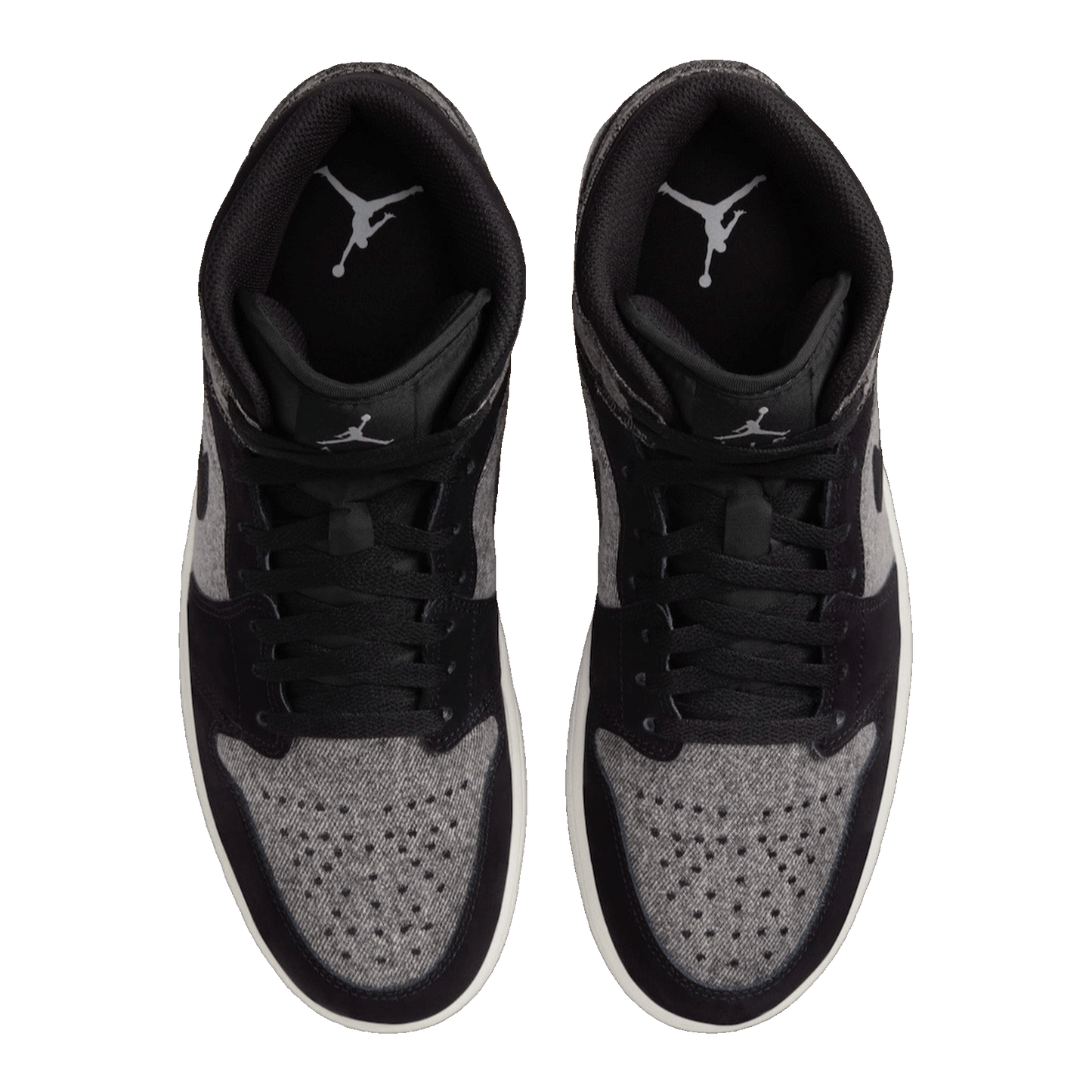 Nike Air Jordan 1 Mid SE Black Denim Oben