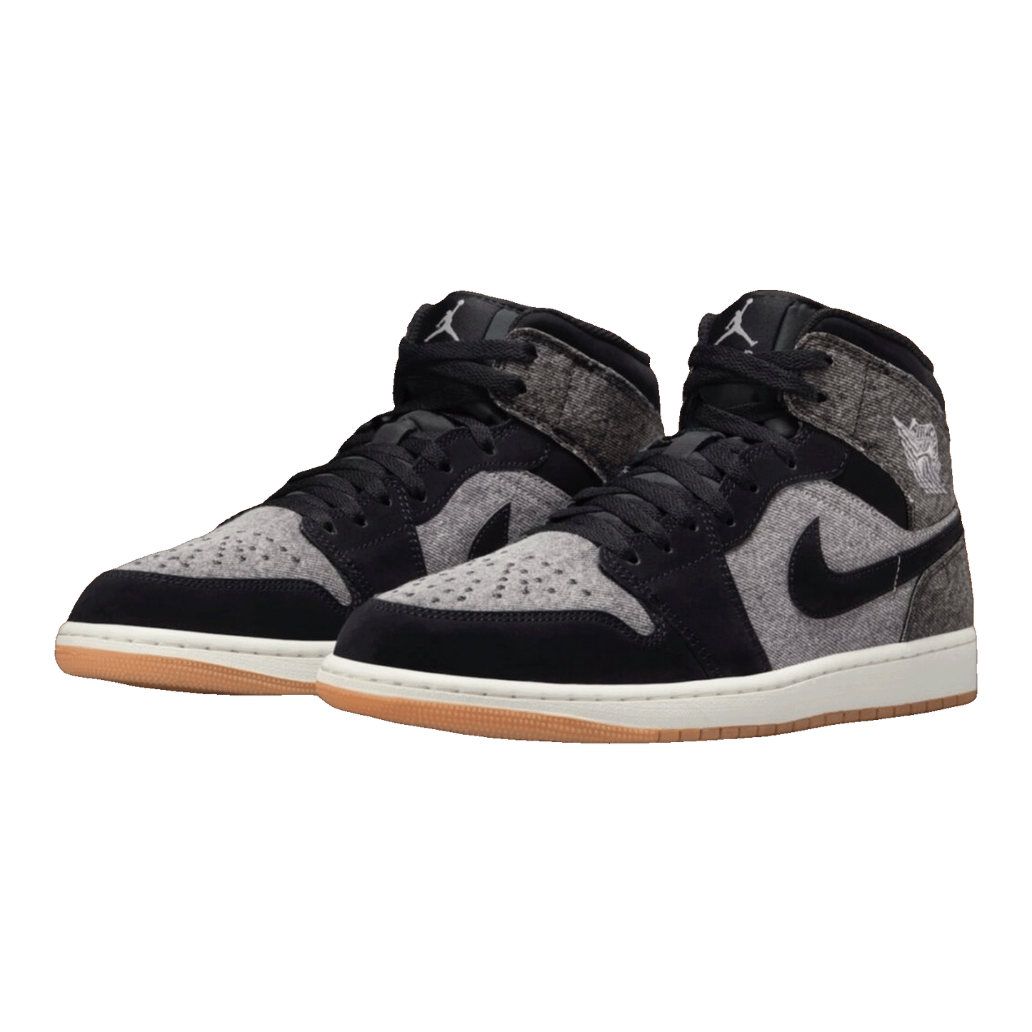 Nike Air Jordan 1 Mid SE Black Denim Side