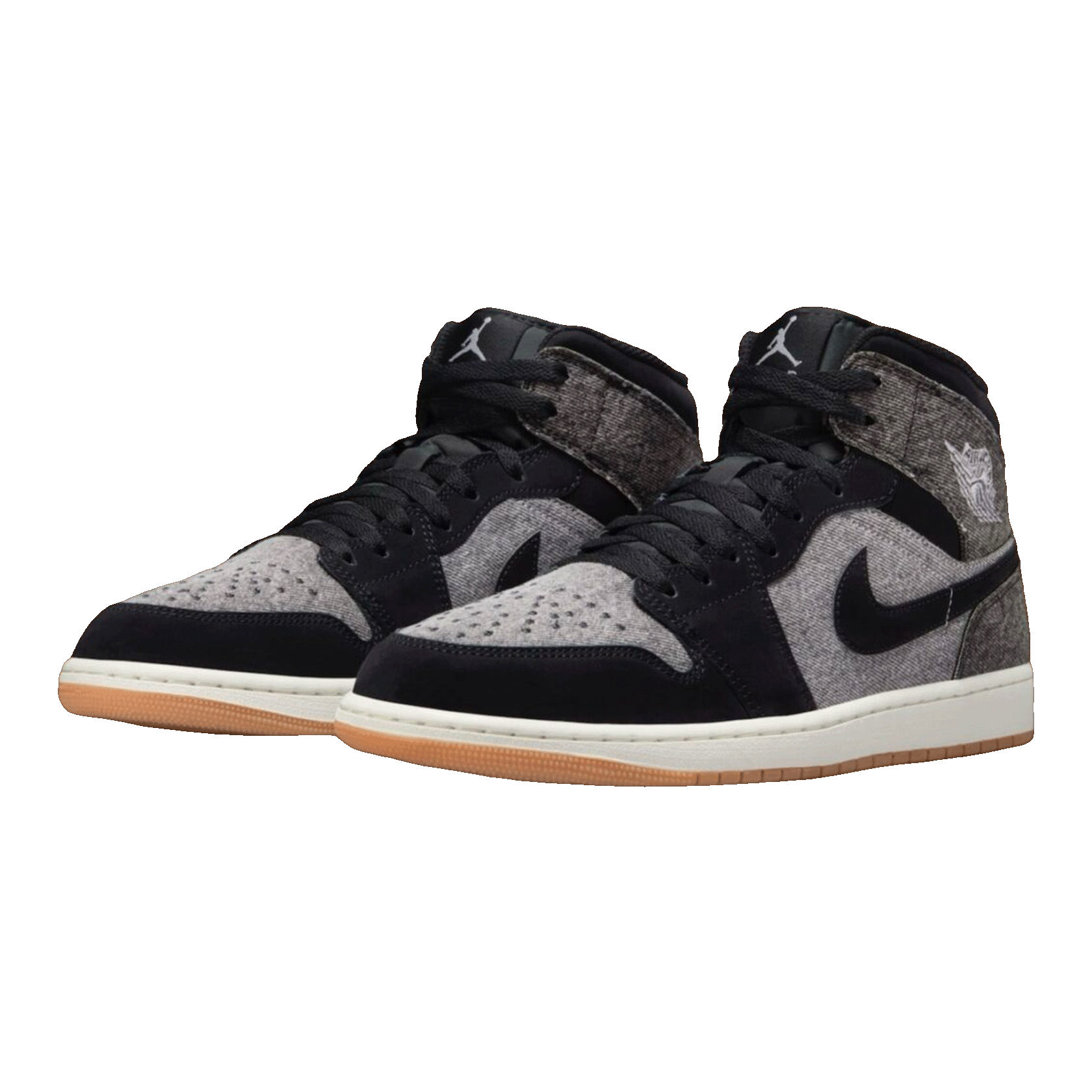 Nike Air Jordan 1 Mid SE Black Denim Side
