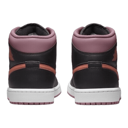 Nike Air Jordan 1 Mid SE Black Sky J Mauve White Sky J Orange (GS) Back