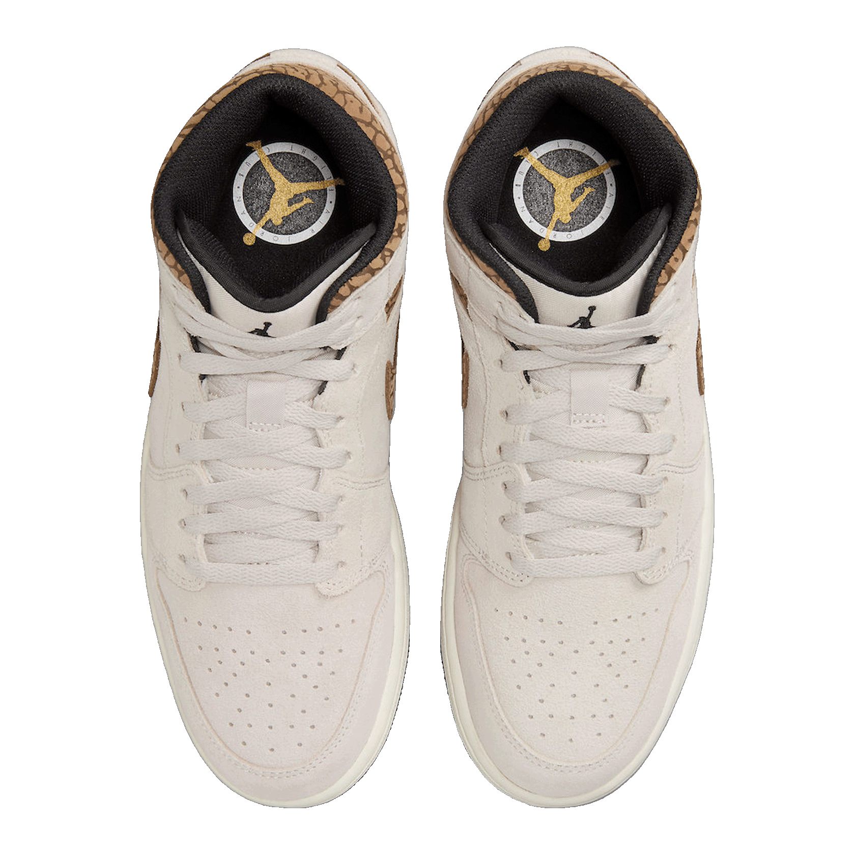 Nike Air Jordan 1 Mid SE Brown Elephant Oben