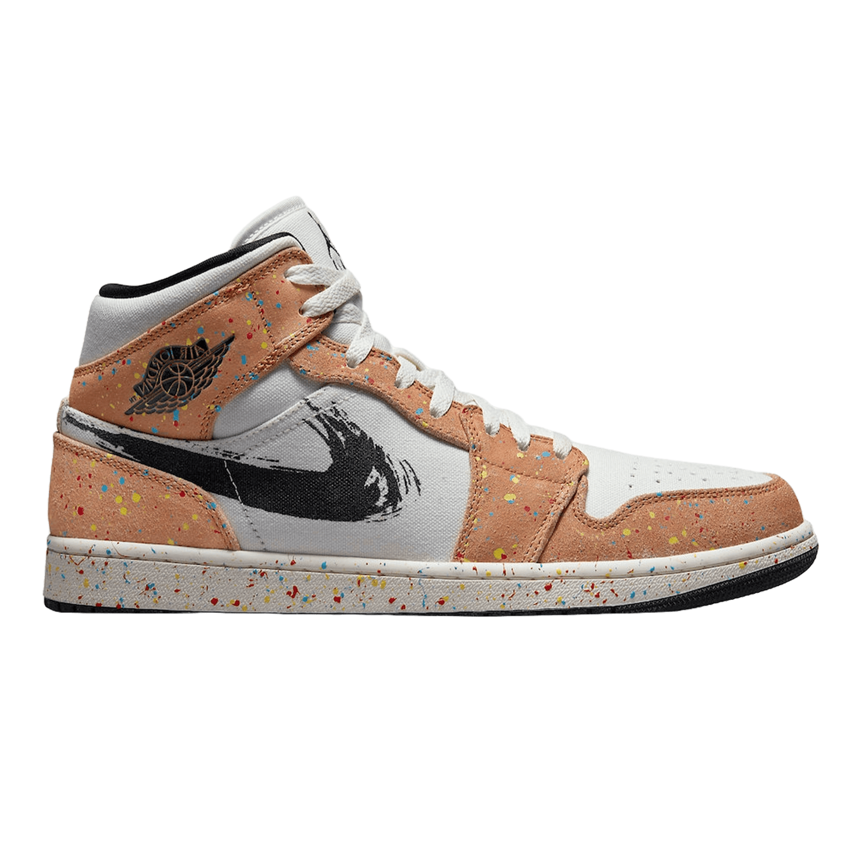 Nike Air Jordan 1 Mid SE Brushstroke (GS)