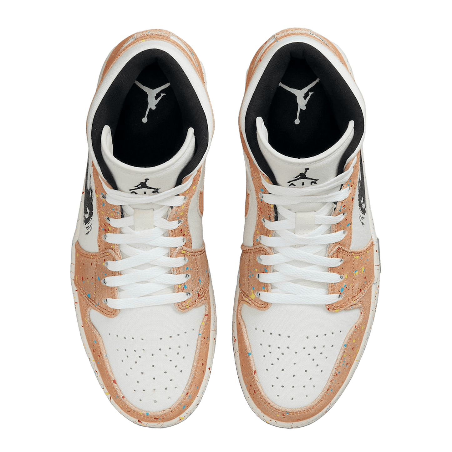 Nike Air Jordan 1 Mid SE Brushstroke (GS) Oben