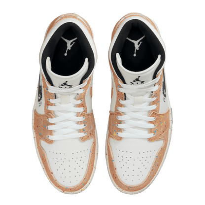 Nike Air Jordan 1 Mid SE Brushstroke (GS) Oben