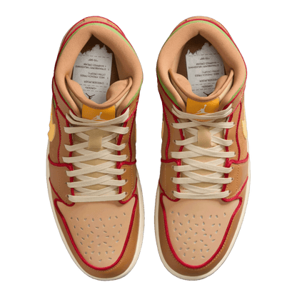 Nike Air Jordan 1 Mid SE Cheeseburger Oben