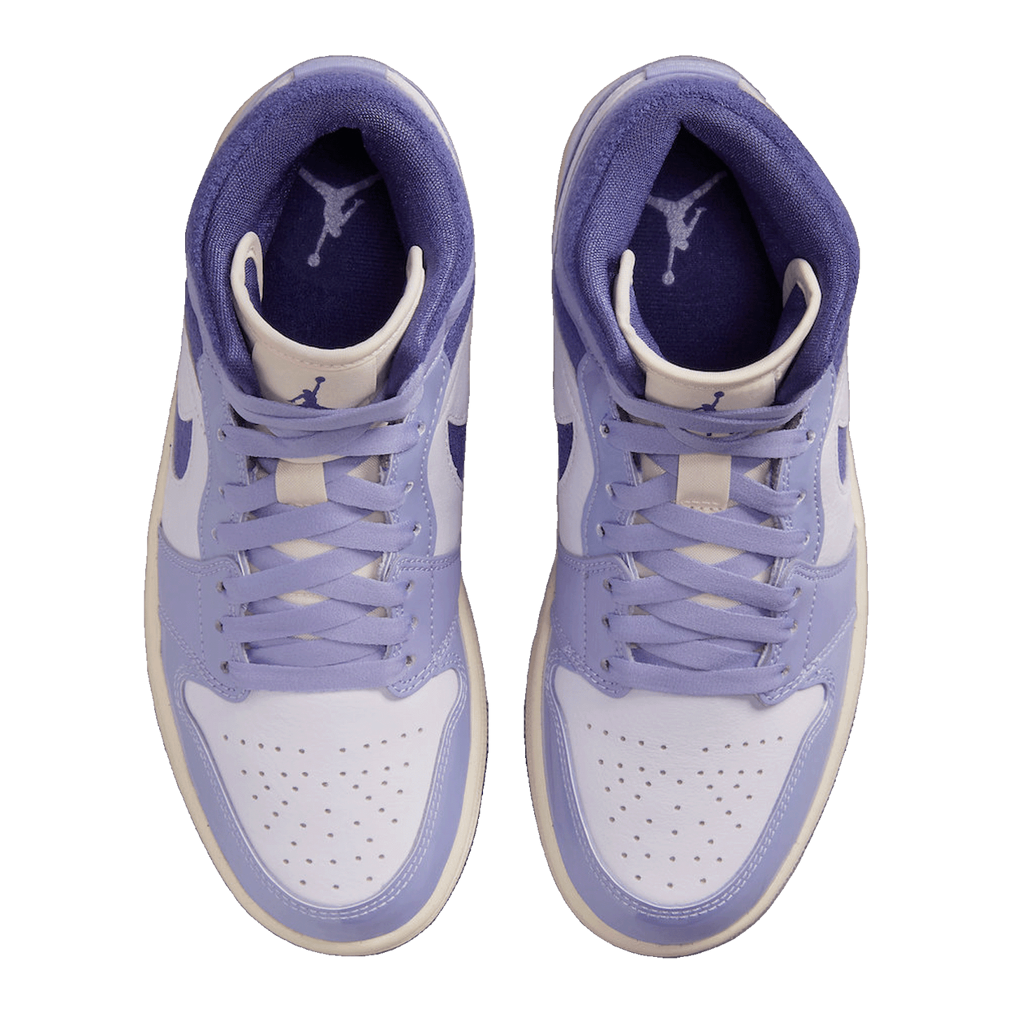 Nike Air Jordan 1 Mid SE Chenille Sky J Light Purple (W) Oben