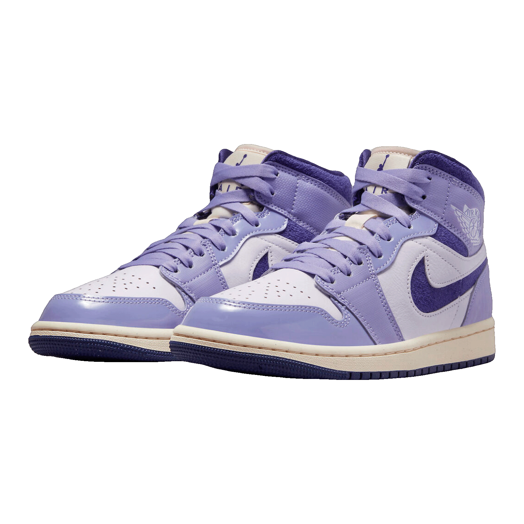 Nike Air Jordan 1 Mid SE Chenille Sky J Light Purple (W) Side
