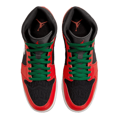 Nike Air Jordan 1 Mid SE Christmas (GS) Oben