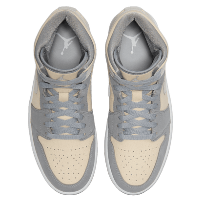 Nike Air Jordan 1 Mid SE Coconut Milk Particle Grey Oben