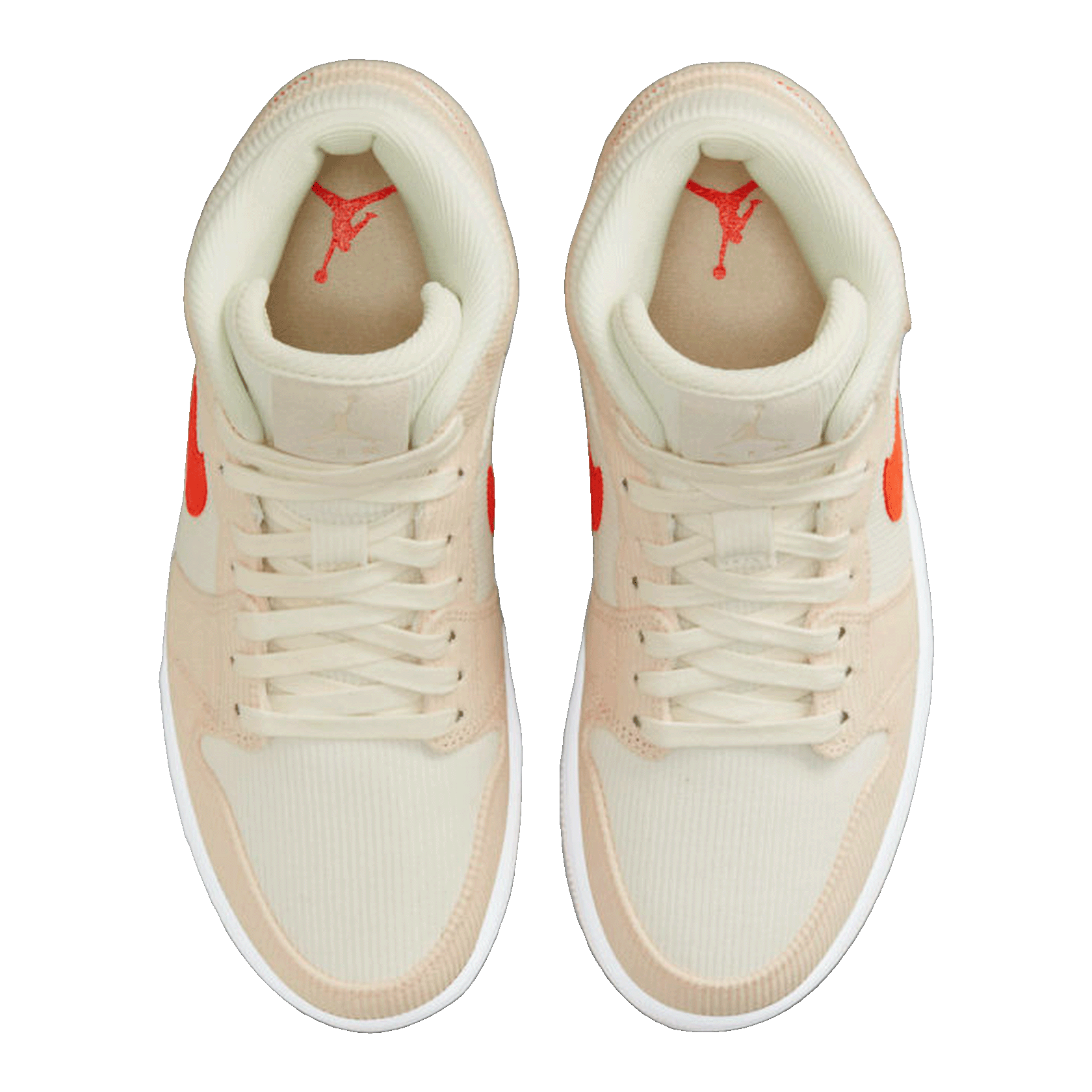 Nike Air Jordan 1 Mid SE Corduroy Sail Oben