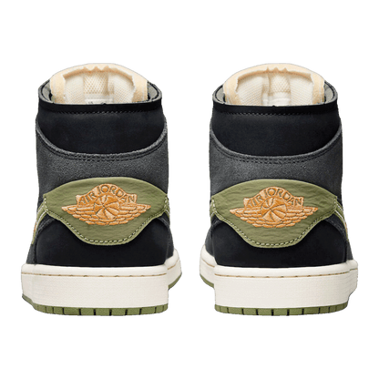 Nike Air Jordan 1 Mid SE Craft Anthracite Light Olive (GS) Back