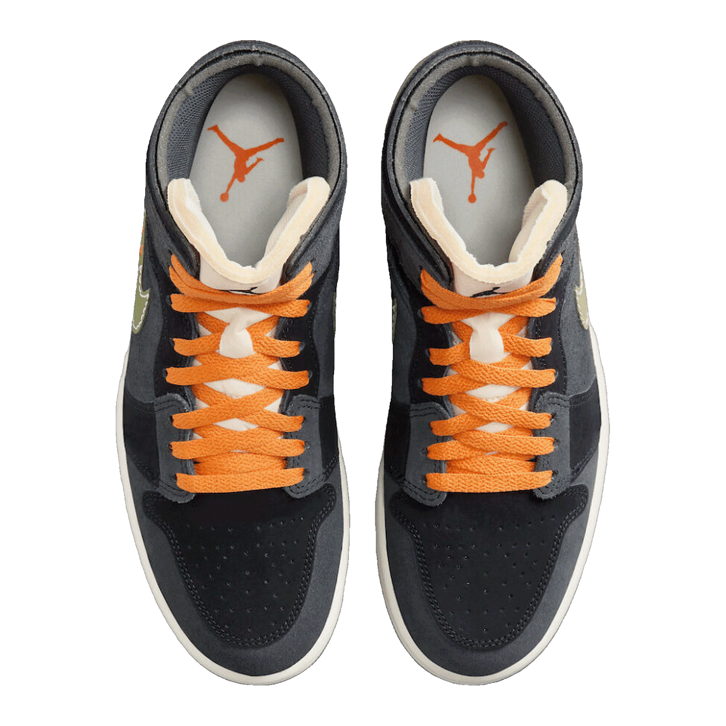 Nike Air Jordan 1 Mid SE Craft Anthracite Light Olive Oben