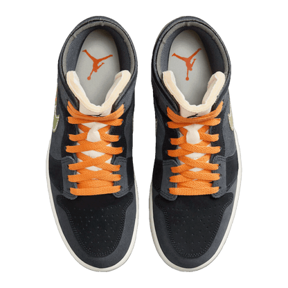 Nike Air Jordan 1 Mid SE Craft Anthracite Light Olive Oben