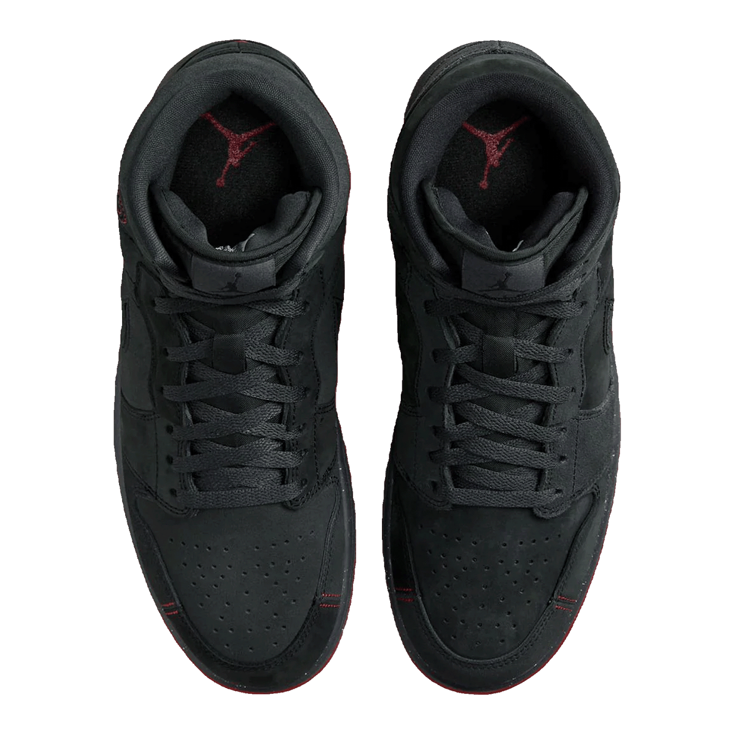 Nike Air Jordan 1 Mid SE Craft Dark Smoke Red (GS) Oben