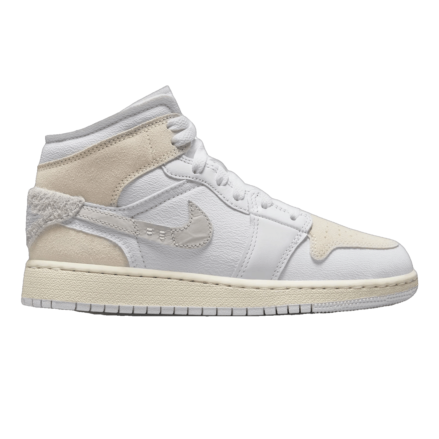 Nike Air Jordan 1 Mid SE Craft Inside Out Tech Grey (GS)