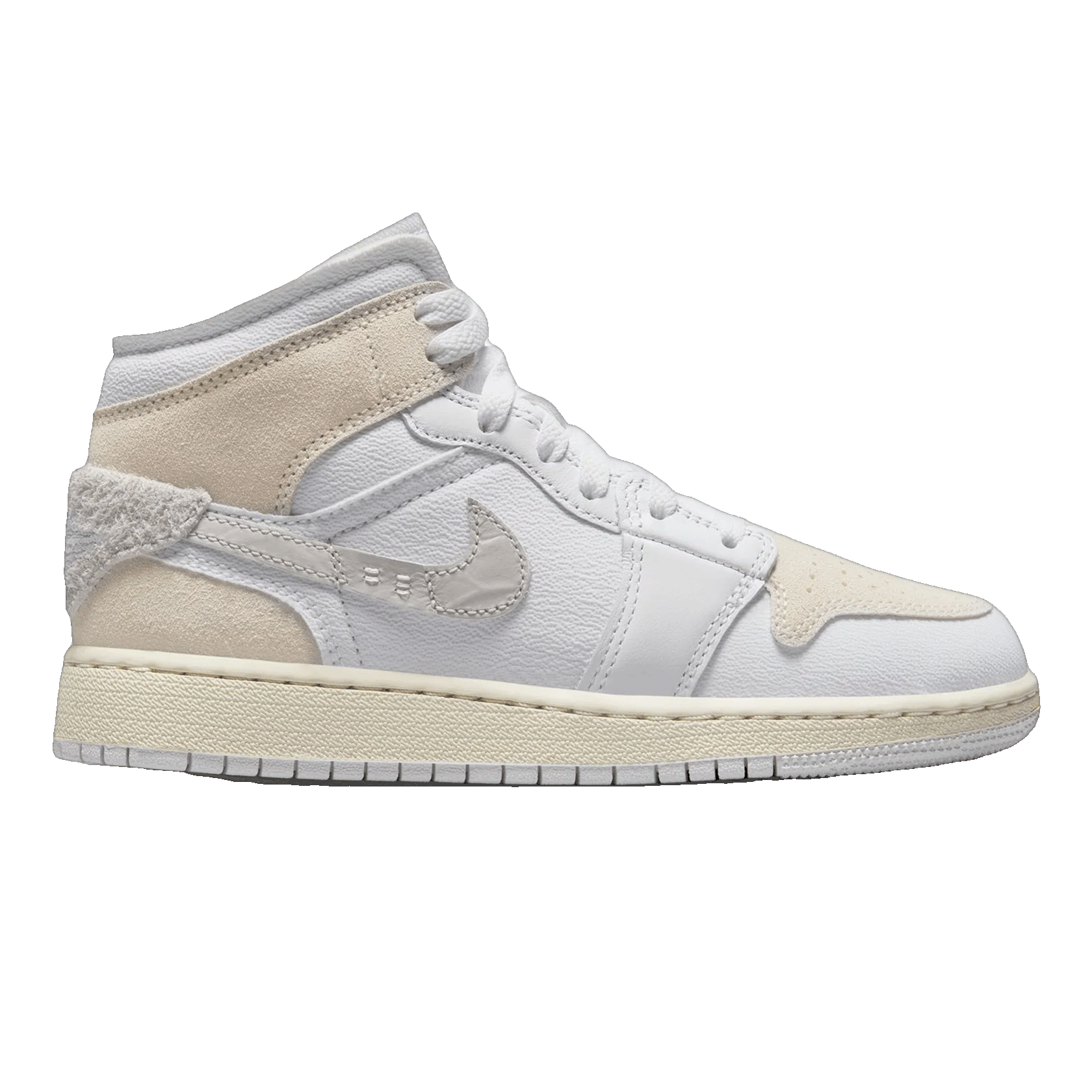 Nike Air Jordan 1 Mid SE Craft Inside Out Tech Grey (GS)