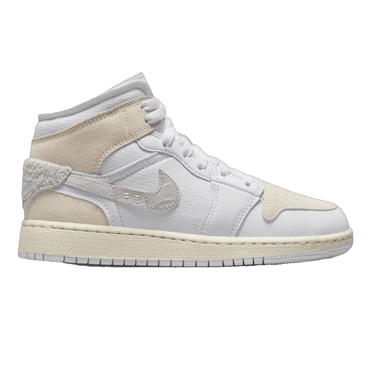 Nike Air Jordan 1 Mid SE Craft Inside Out Tech Grey (GS)