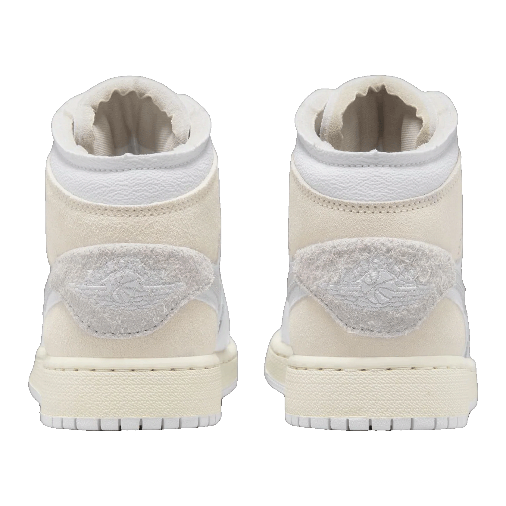 Nike Air Jordan 1 Mid SE Craft Inside Out Tech Grey (GS) Back