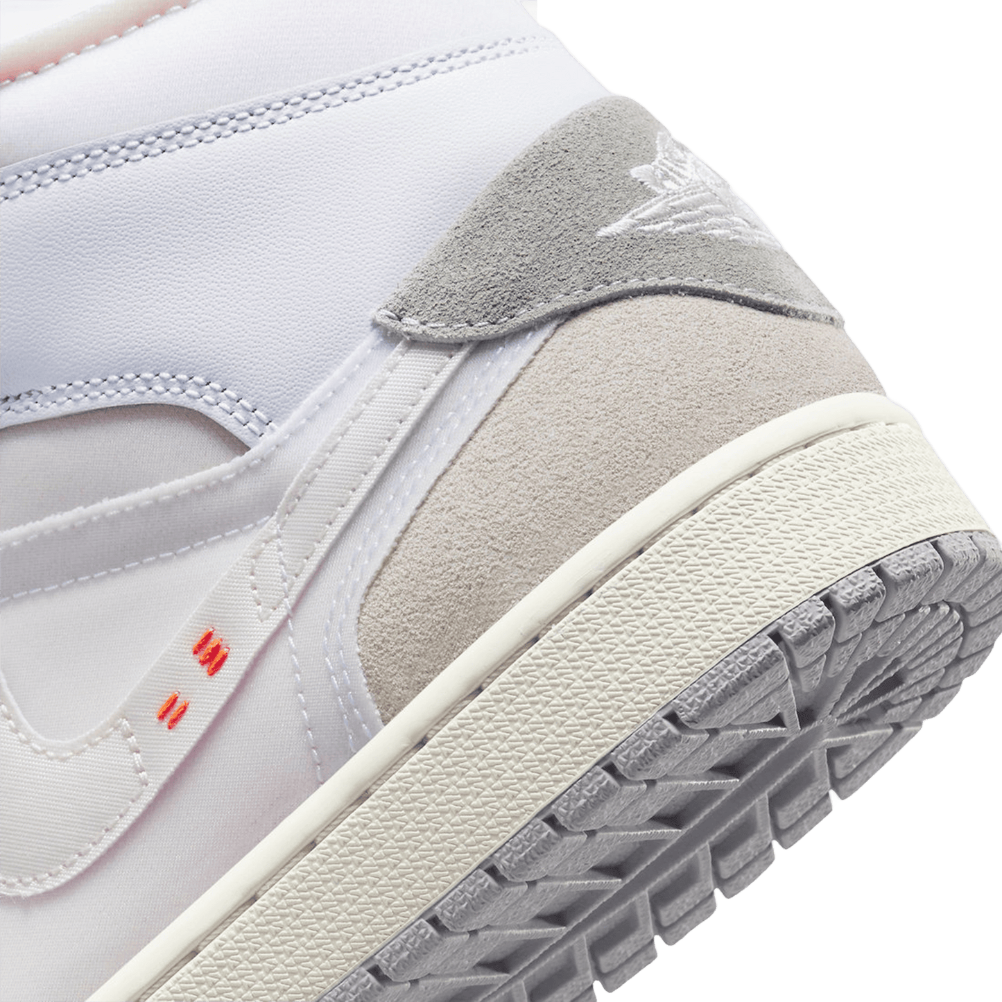 Nike Air Jordan 1 Mid SE Craft Inside Out White Grey Back