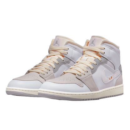 Nike Air Jordan 1 Mid SE Craft Inside Out White Grey Side