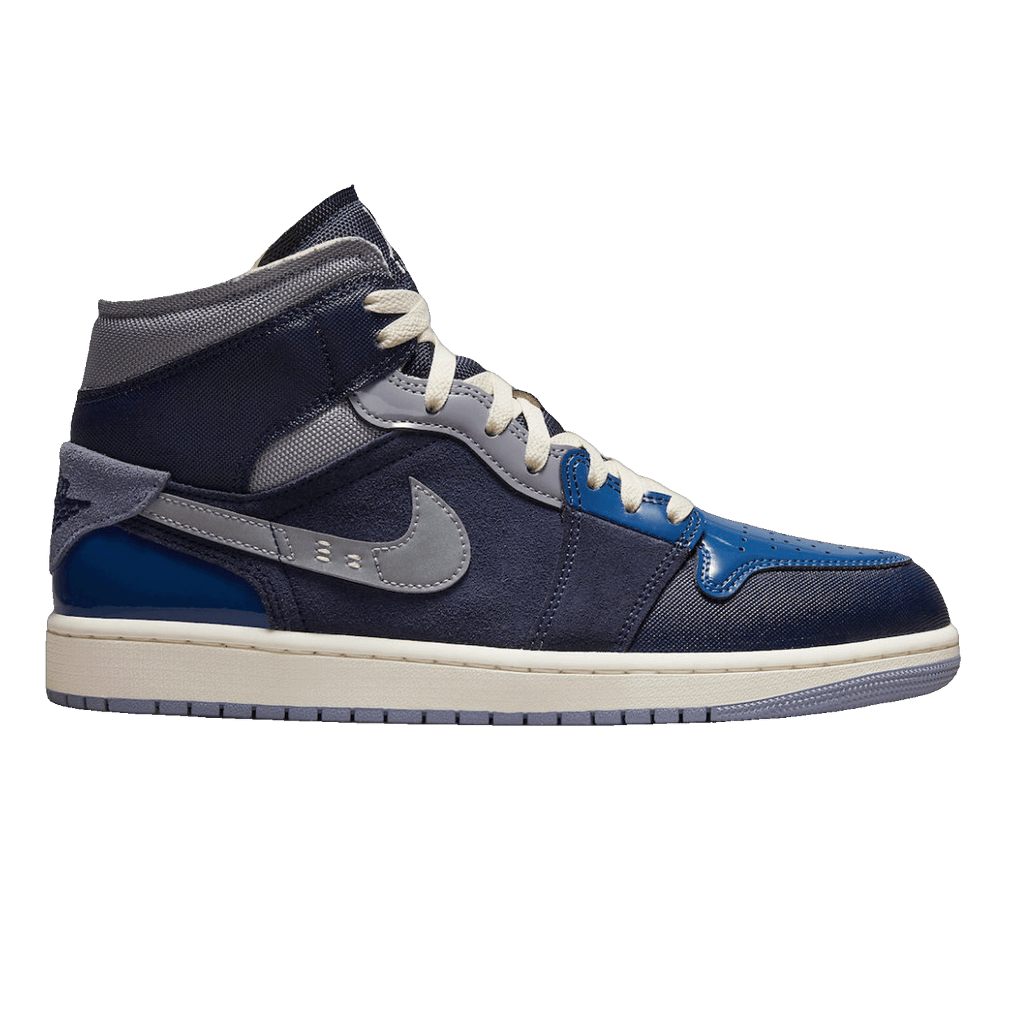 Nike Air Jordan 1 Mid SE Craft Obsidian French Blue Ashen Slate White