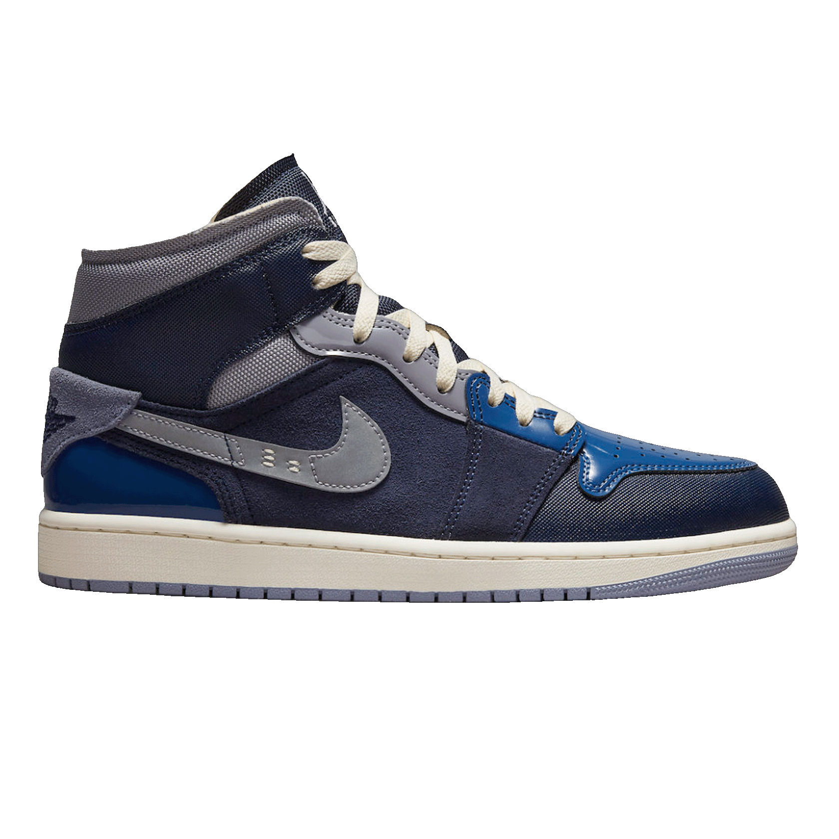 Nike Air Jordan 1 Mid SE Craft Obsidian French Blue Ashen Slate White