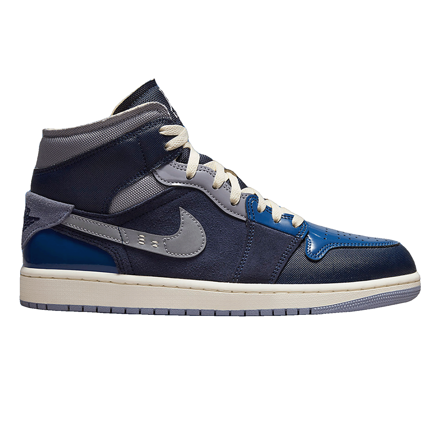 Nike Air Jordan 1 Mid SE Craft Obsidian (GS)