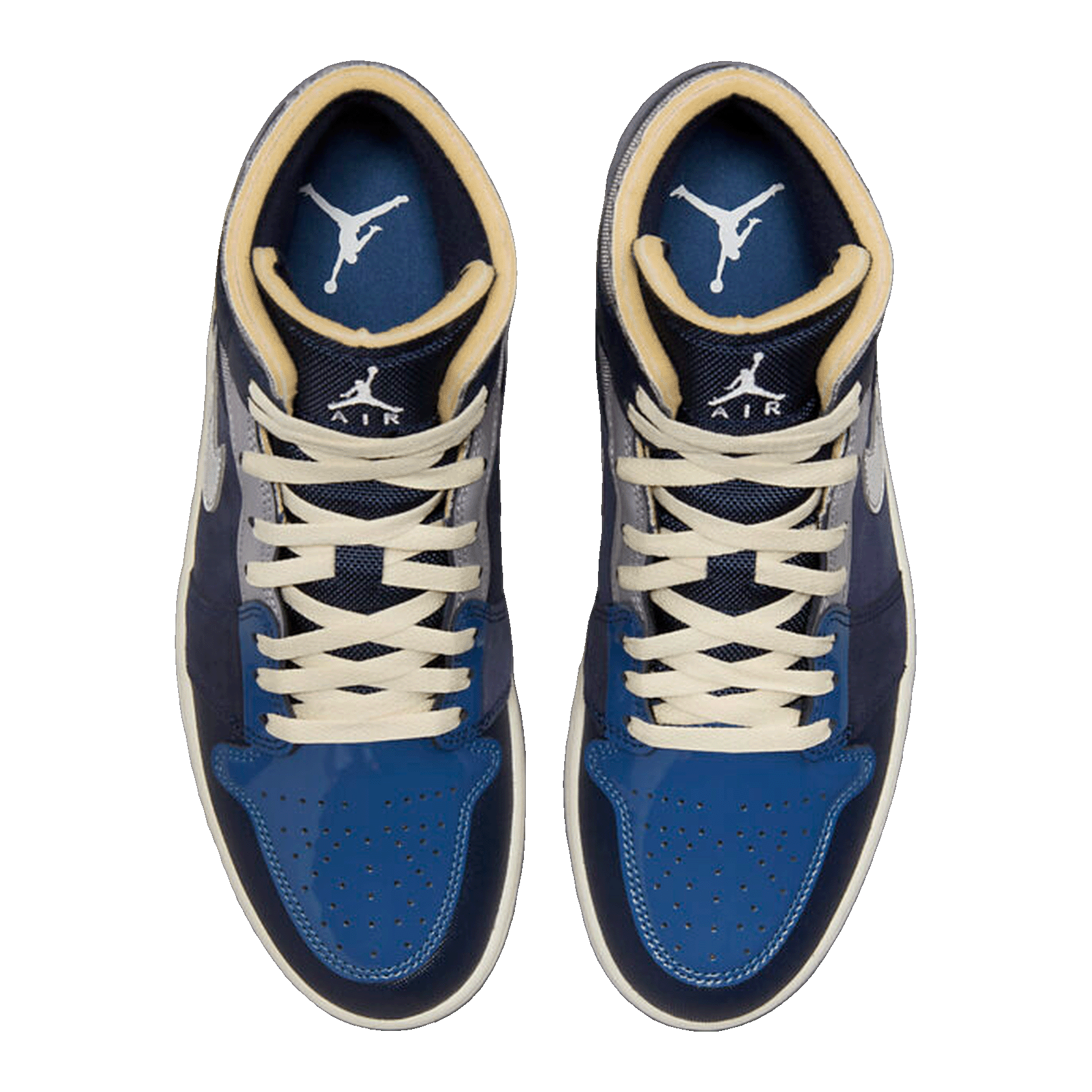 Nike Air Jordan 1 Mid SE Craft Obsidian (GS) Oben