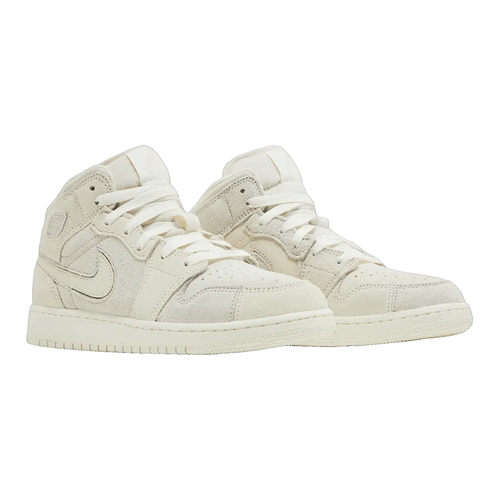 Nike Air Jordan 1 Mid SE Craft Pale Ivory (GS) Side