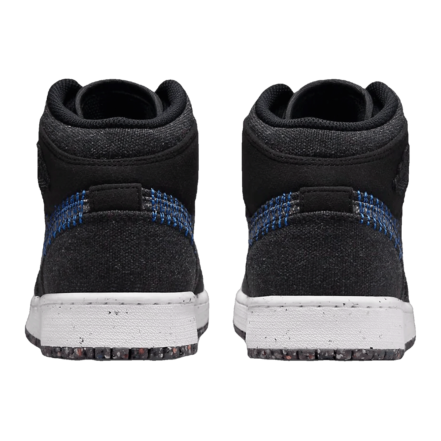 Nike Air Jordan 1 Mid SE Crater Black (GS) Back