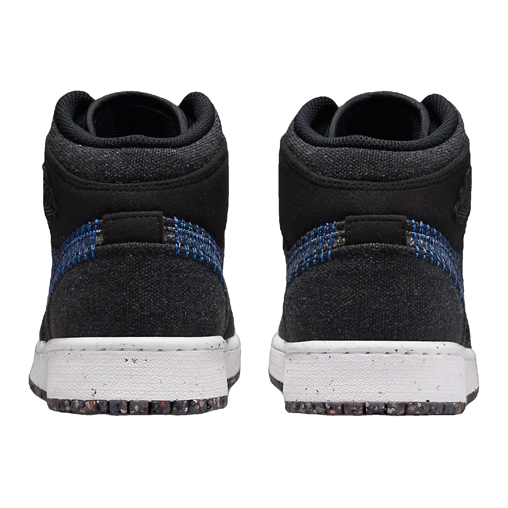 Nike Air Jordan 1 Mid SE Crater Black (GS) Back