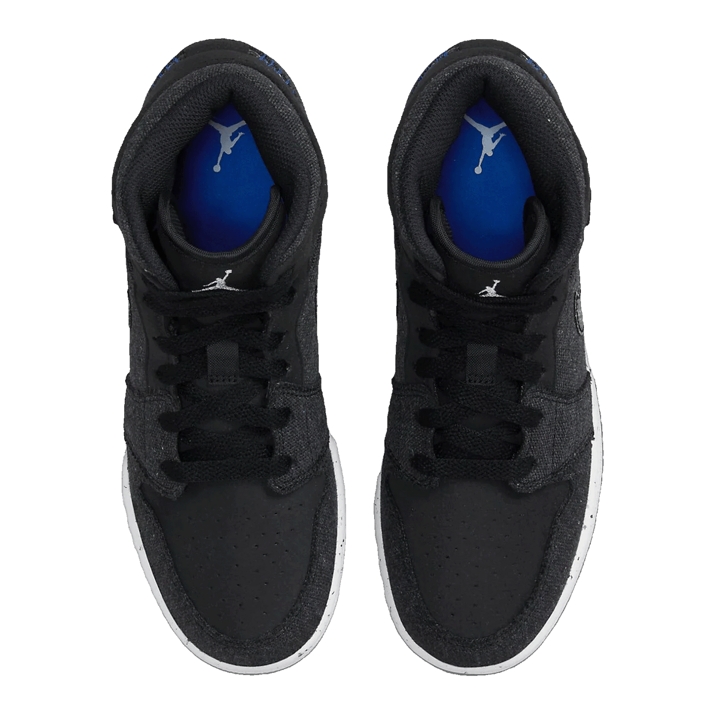 Nike Air Jordan 1 Mid SE Crater Black (GS) Oben