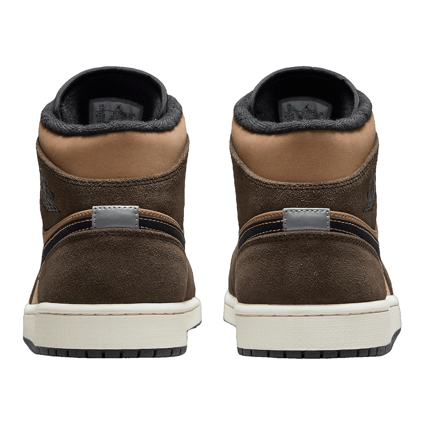 Nike Air Jordan 1 Mid SE Dark Chocolate Back