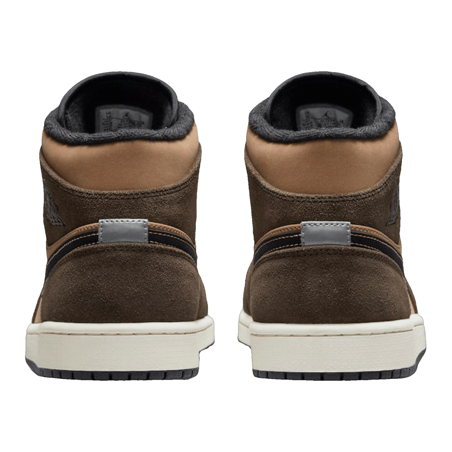 Nike Air Jordan 1 Mid SE Dark Chocolate (GS) Back