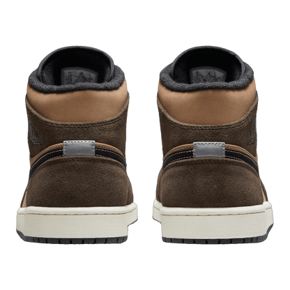 Nike Air Jordan 1 Mid SE Dark Chocolate (GS) Back