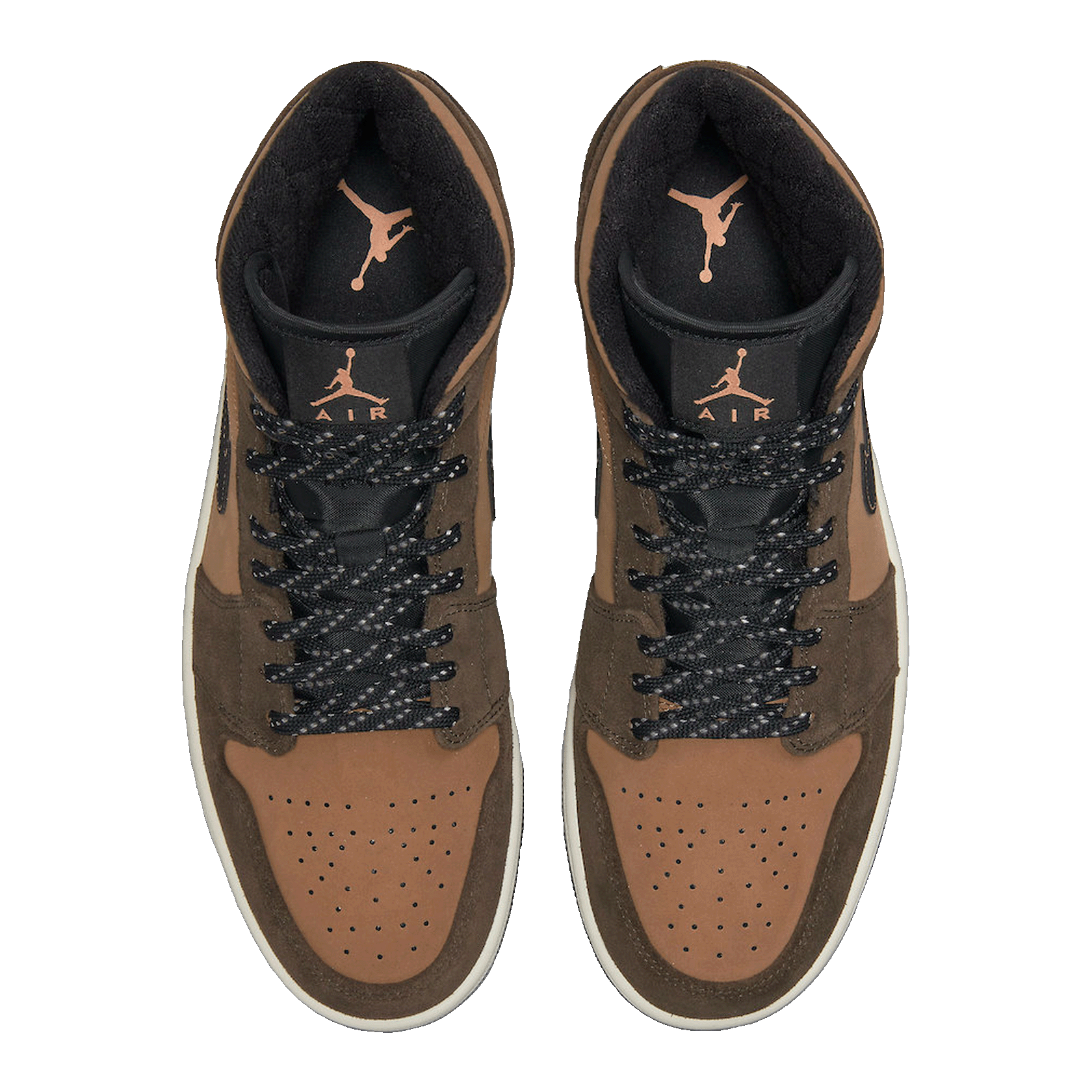 Nike Air Jordan 1 Mid SE Dark Chocolate Oben