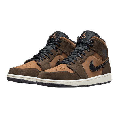 Nike Air Jordan 1 Mid SE Dark Chocolate Side