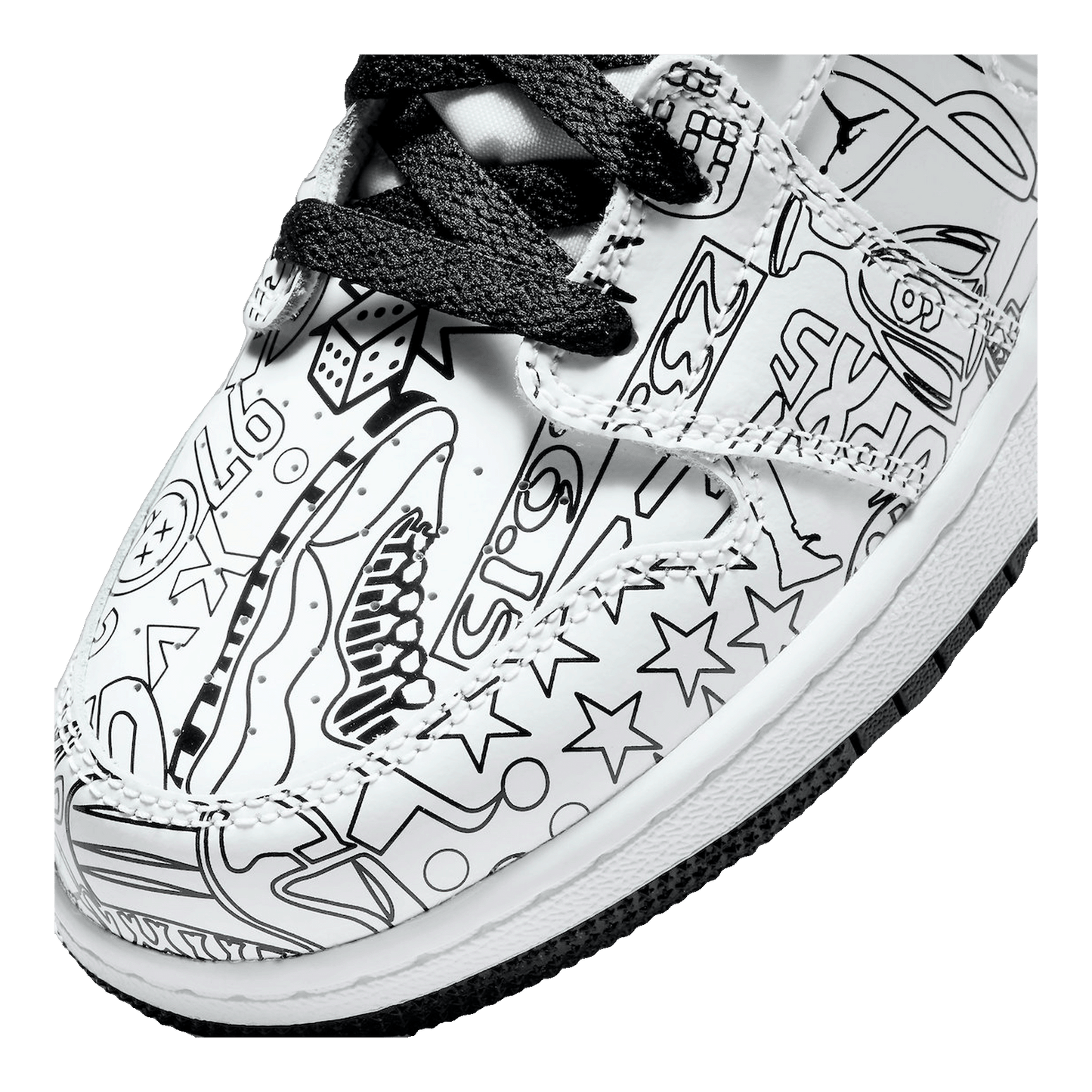 Nike Air Jordan 1 Mid SE DIY (GS) Detail