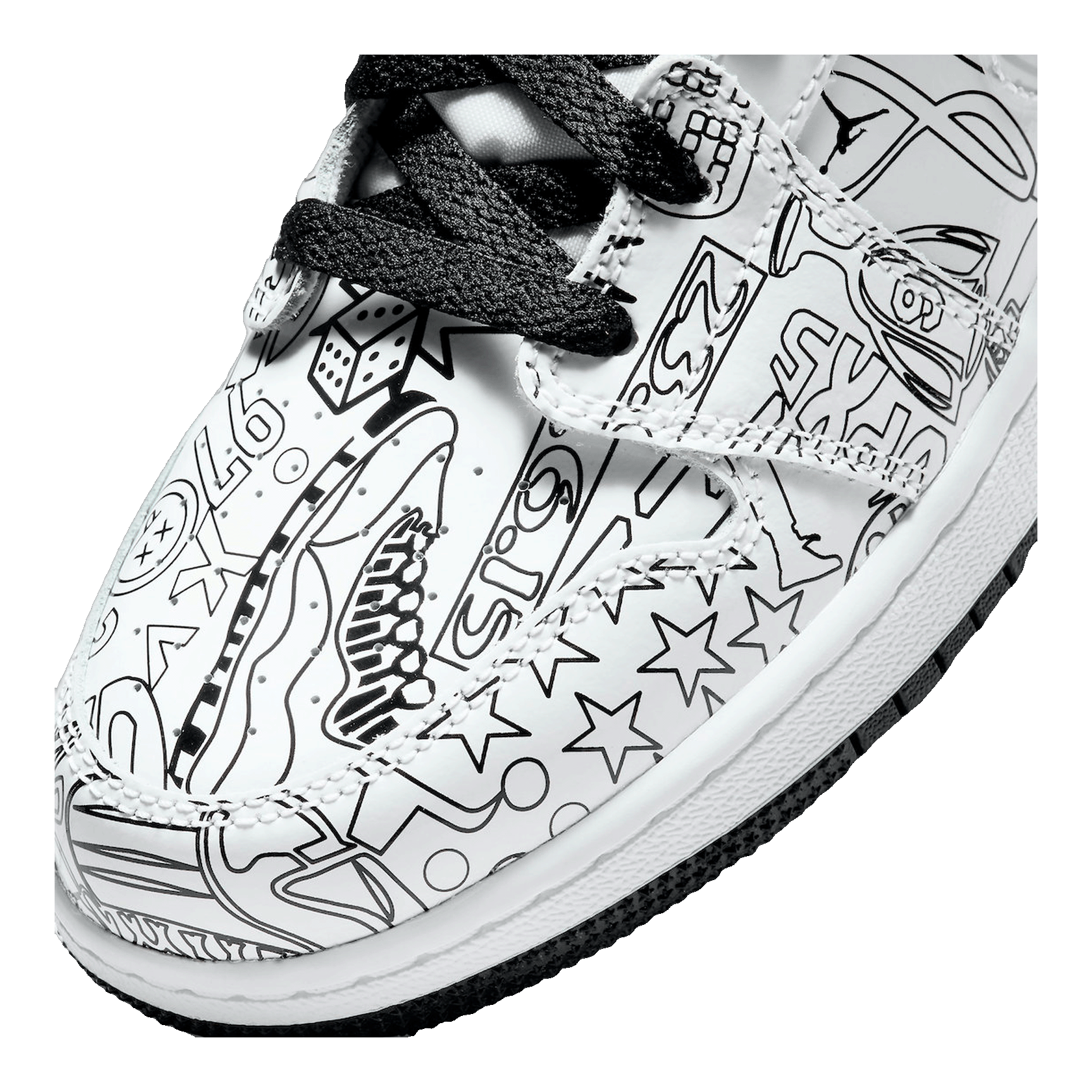 Nike Air Jordan 1 Mid SE DIY (GS) Detail