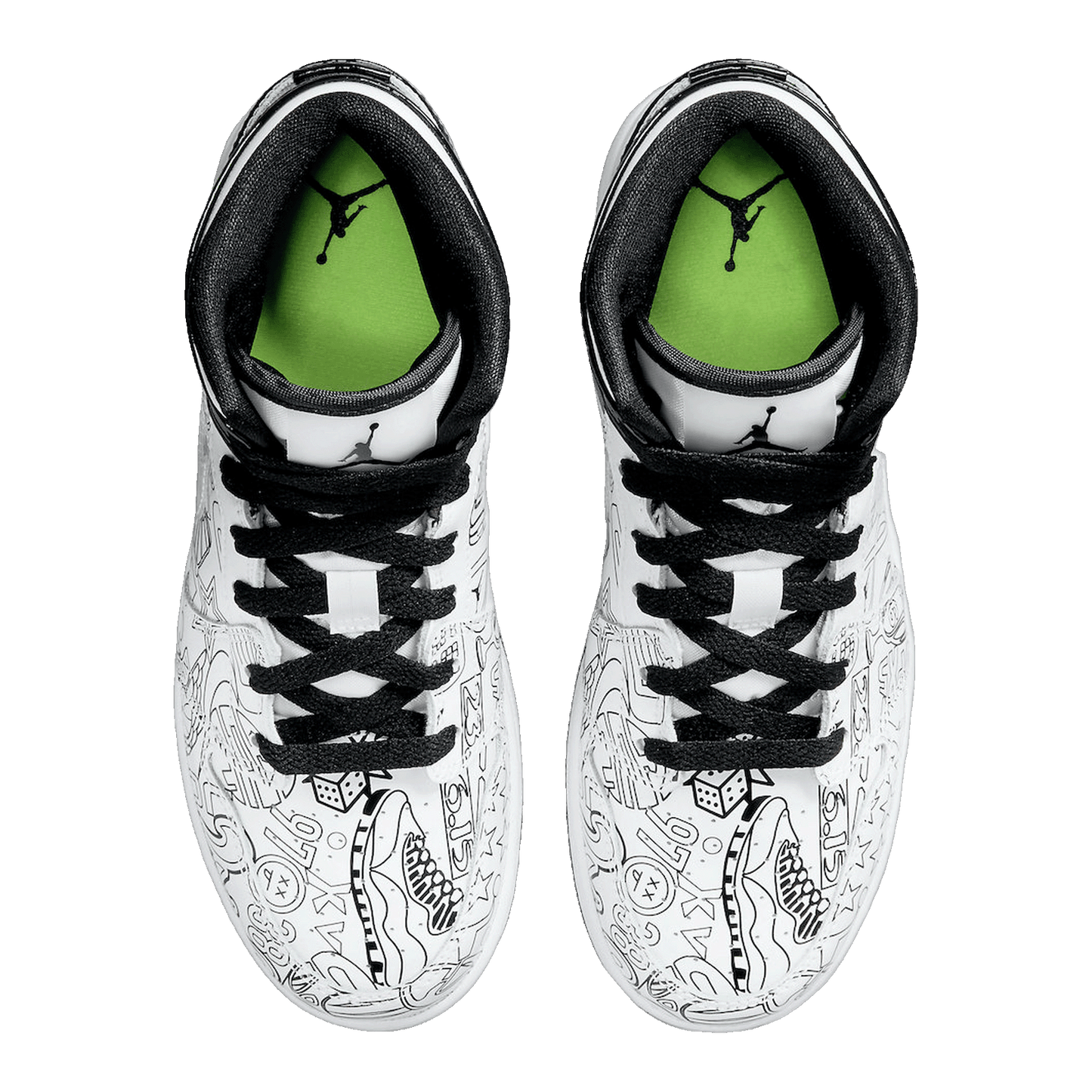 Nike Air Jordan 1 Mid SE DIY (GS) Oben