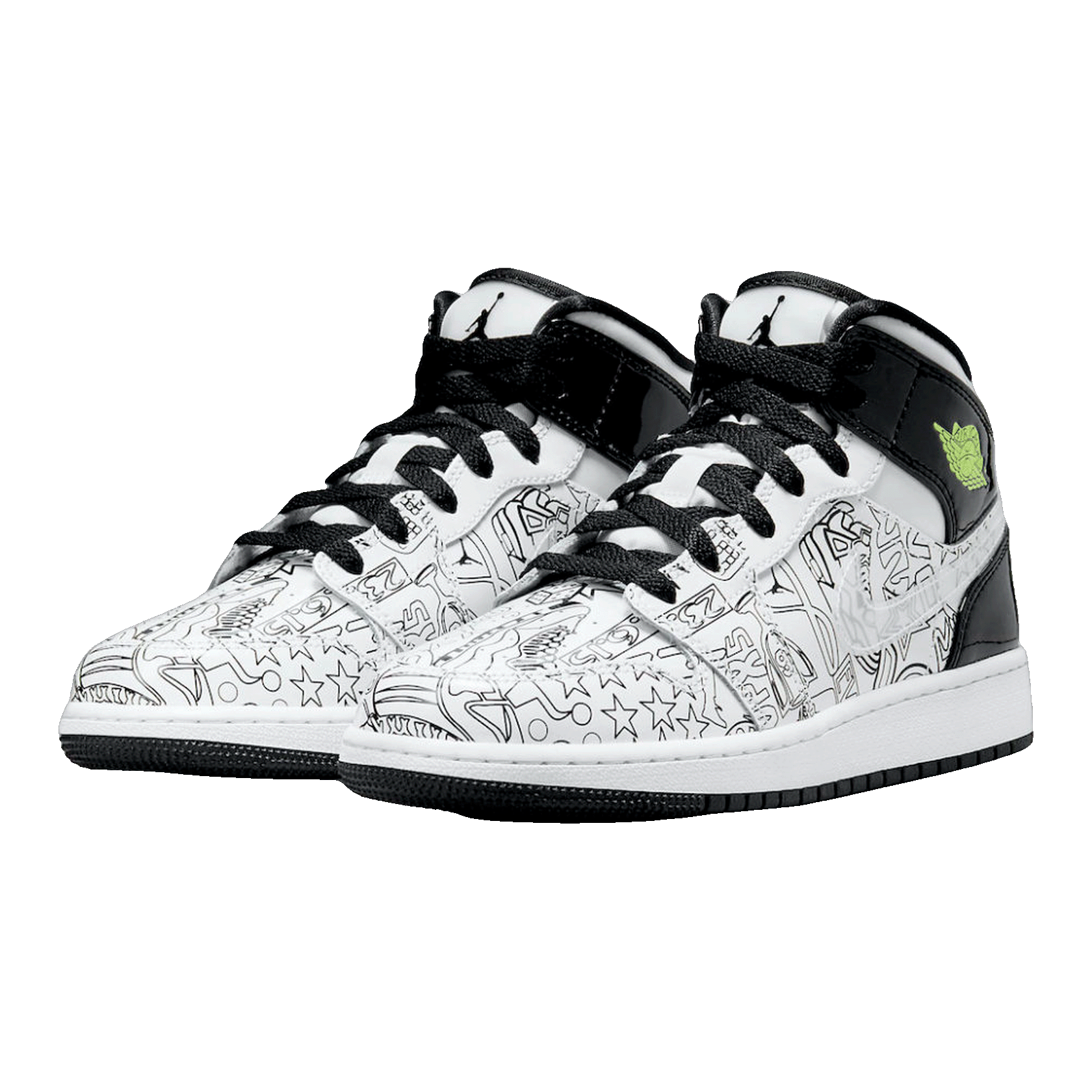 Nike Air Jordan 1 Mid SE DIY (GS) Side