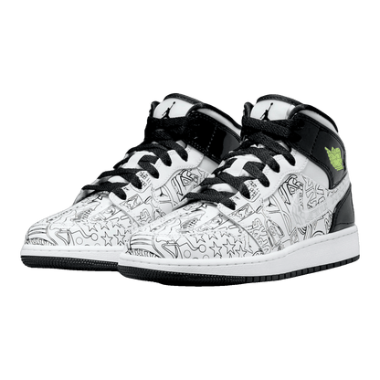 Nike Air Jordan 1 Mid SE DIY (GS) Side