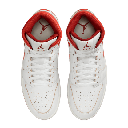 Nike Air Jordan 1 Mid SE Dune Red Oben