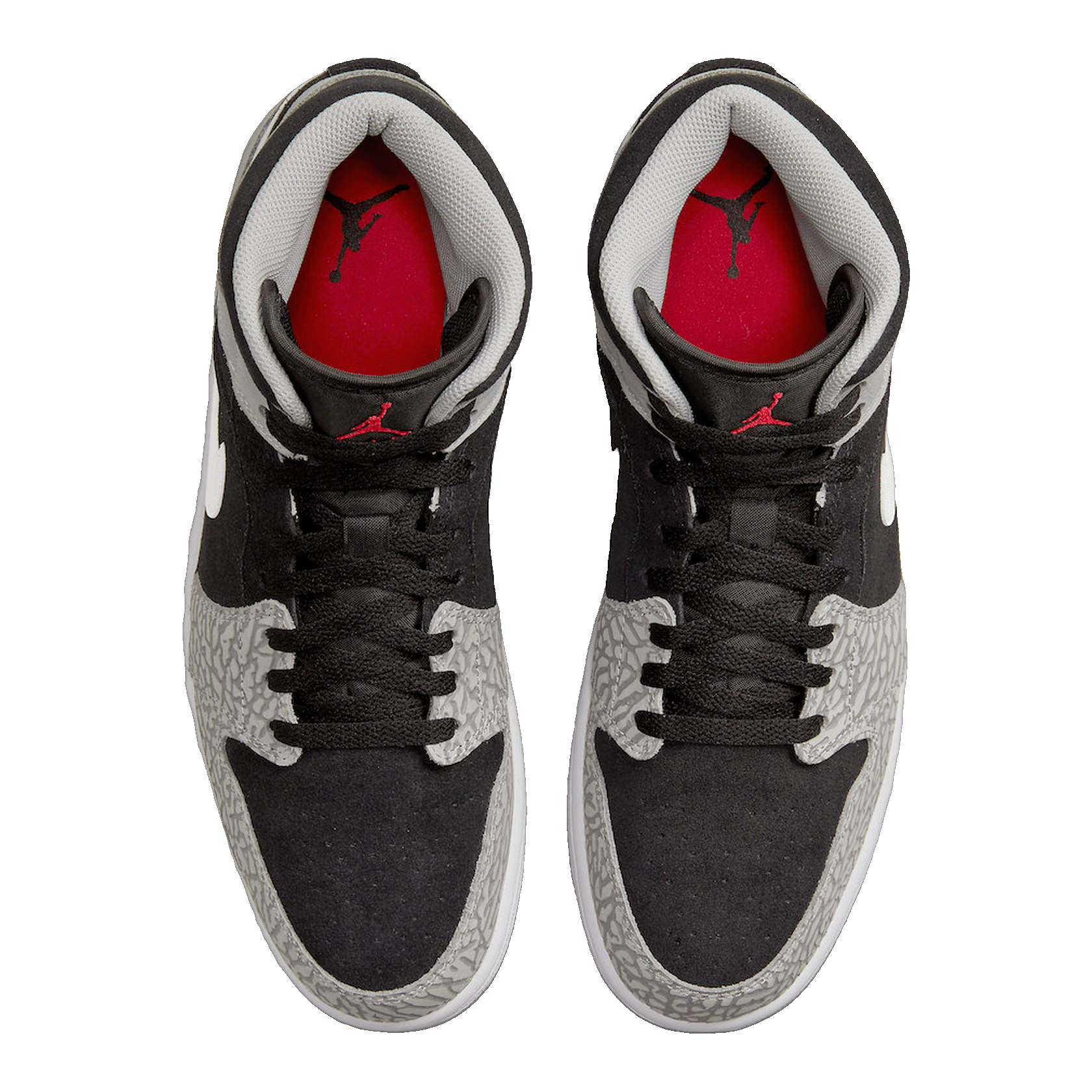 Nike Air Jordan 1 Mid SE Elephant Print (GS) Oben