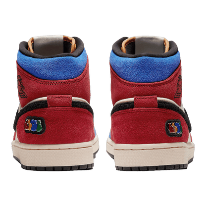 Nike Air Jordan 1 Mid SE Fearless Blue the Great Back