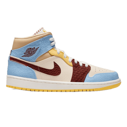 Nike Air Jordan 1 Mid SE Fearless Maison Chateau Rouge
