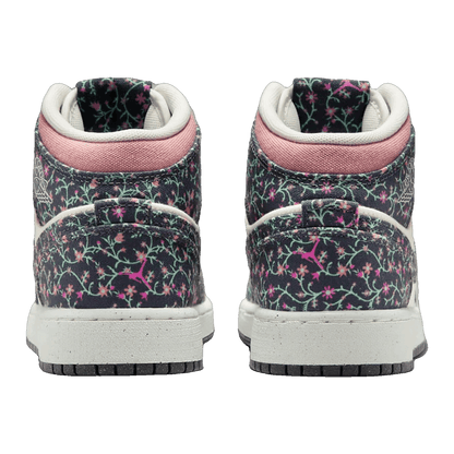 Nike Air Jordan 1 Mid SE Floral (GS) Back