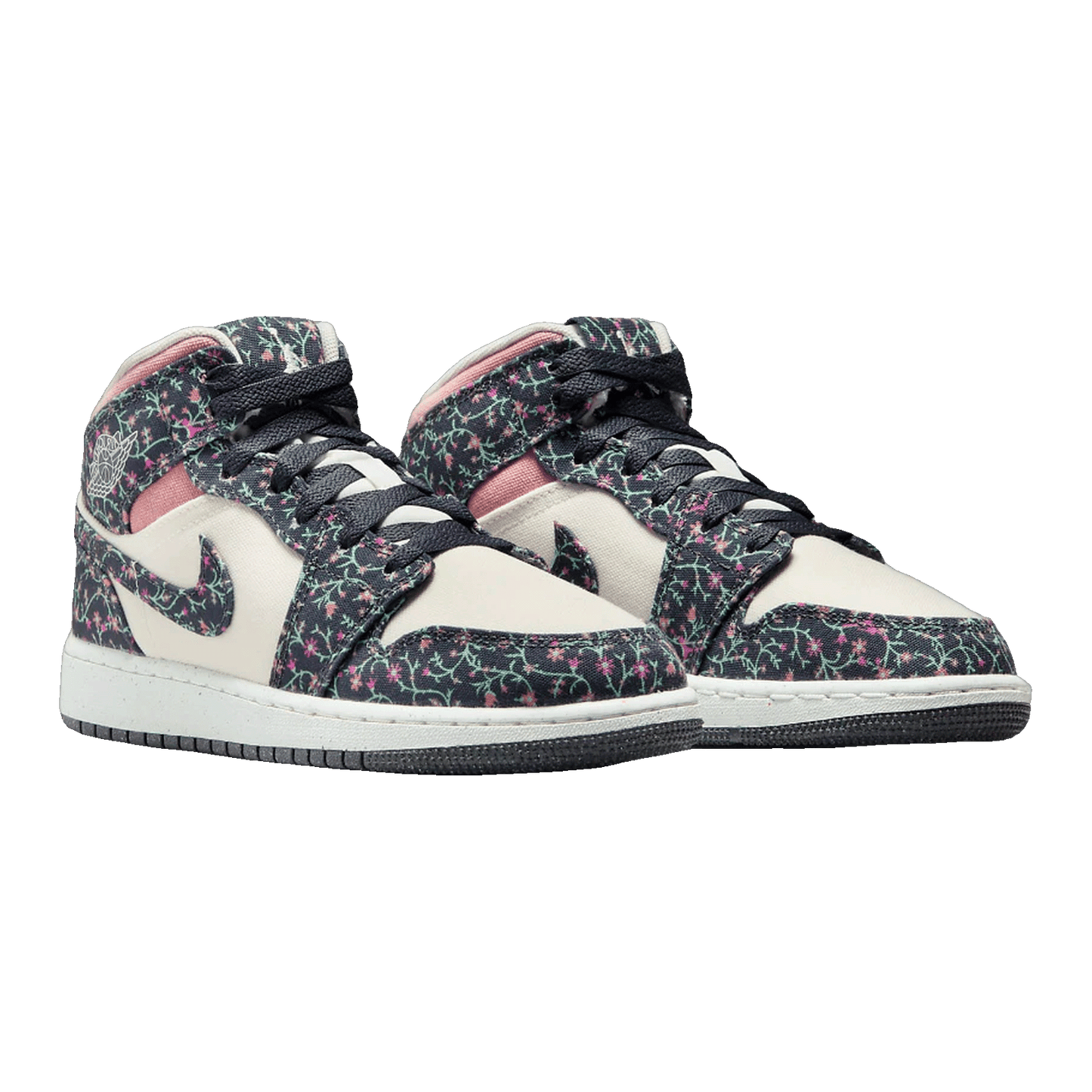 Nike Air Jordan 1 Mid SE Floral (GS) Side