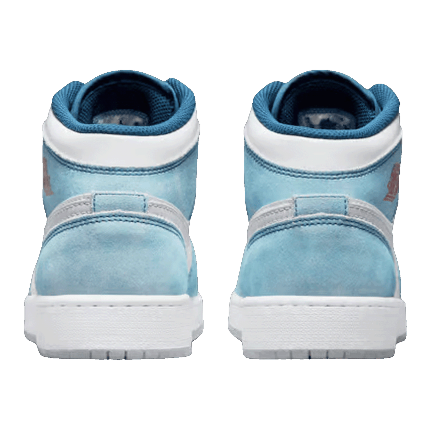 Nike Air Jordan 1 Mid SE French Blue Light Steel (GS) Back