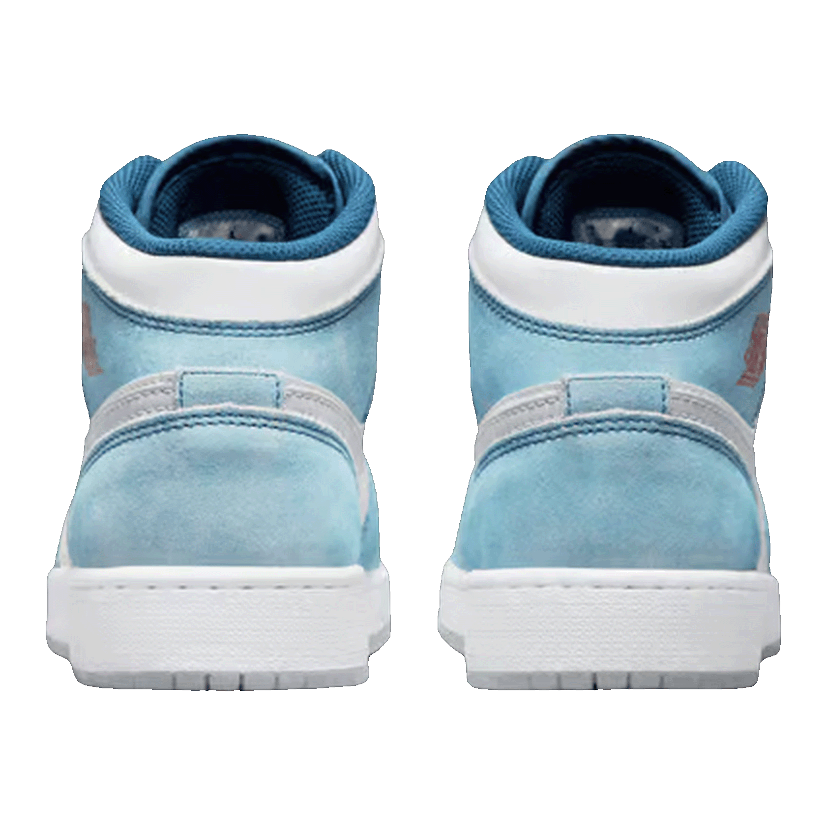 Nike Air Jordan 1 Mid SE French Blue Light Steel (GS) Back